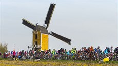 Momentka z tradiní ardenské cyklistické klasiky Amstel Gold Race.