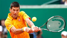 SOUSTEDNÍ. Novak Djokovi ve finále turnaje v Monte Carlu.