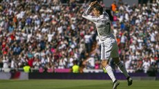 A JE TAM. Cristiano Ronaldo z Realu Madrid oslavuje trefu do sít Eibaru.