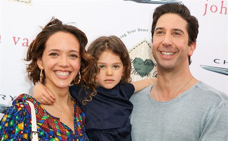 David Schwimmer, Zoe Buckmanov a jejich dcera Cleo (Los Angeles, 26. dubna...