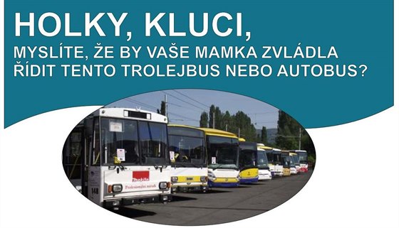 Leták, kterým Arriva Teplice zve na sobotní akci pro maminky.