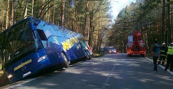 Nehoda autobusu u Dolního áru na Jindichohradecku.