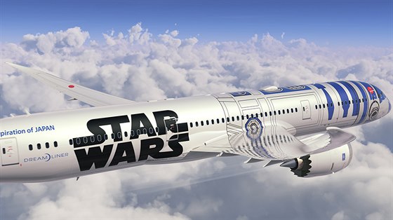 Dreamliner All Nippon Airways ve Star Wars provedení