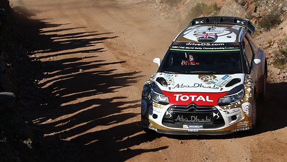 Kris Meeke bhem Argentinské rallye