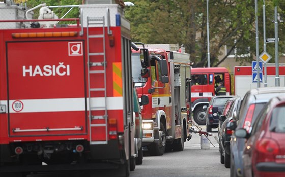 Policie nala pi zásahu proti extrémistm v Brn-Králov Poli výbuninu...