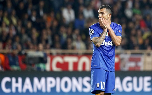 Carlos Tevez v dresu Juventusu