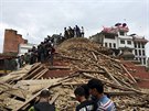 Následky zamtesení v Káthmándú (25. dubna 2015)
