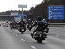 Motorkáský gang Noní vlci vyrazil z Moskvy na Berlín (25. dubna 2015)