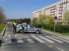 V Horních Mcholupech explodovalo auto (22.4.2015)