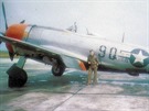 Letoun P-47 Thunderbolt z 371. stíhací skupiny, která v dubnu 1945 operovala...