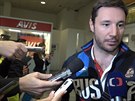 Ilja Kovaluk po píletu ruské hokejové reprezentace do Ostravy. (29. dubna...