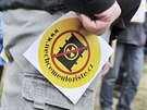 Protest proti stavb úloit jaderného odpadu na eínku u Jihlavy.
