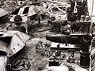 Plze po nletu 25. dubna 1945. kodovka, kter tehdy patila k nejvznamnjm...
