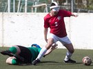 Na fotbalovém turnaji nevidomých bojovaly týmy z eska, Maarska, Nmecka a...