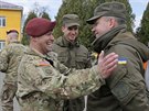 Amerití výsadkái zahájili výcvik ukrajinských voják ve Lvovské oblasti (20....