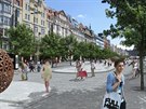 Návrh revitalizace Václavského námstí od architektonické kanceláe Cigler...