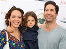 David Schwimmer, Zoe Buckmanová a jejich dcera Cleo (Los Angeles, 26. dubna...