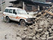 Otřesy pocítili i obyvatelé Tibetu (25. dubna 2015)