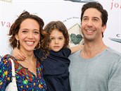 David Schwimmer, Zoe Buckmanov a jejich dcera Cleo (Los Angeles, 26. dubna...