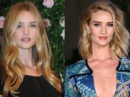 Britské modelce a herece Rosie Huntington-Whiteleyové zkrácení vlas prosplo,...