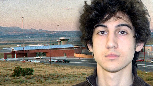 Jednadvacetiletého atentátníka Džochara Carnajeva původem z Čečenska čeká buď smrt, nebo doživotní vězení v ostře sledovaném žaláři ADX Florence v Coloradu (na snímku).