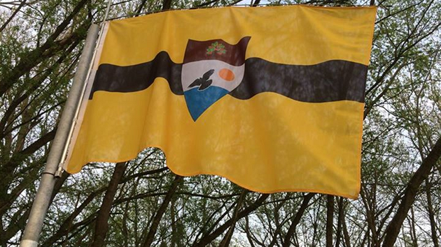 Vlajka samozvaného státu Liberland