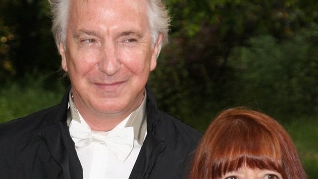 Alan Rickman s manelkou Rimou