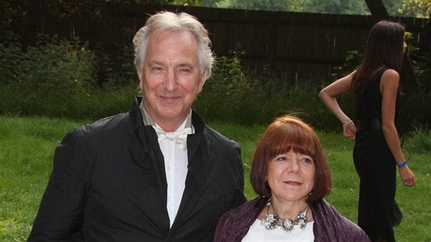 Alan Rickman a Rima Hortonov