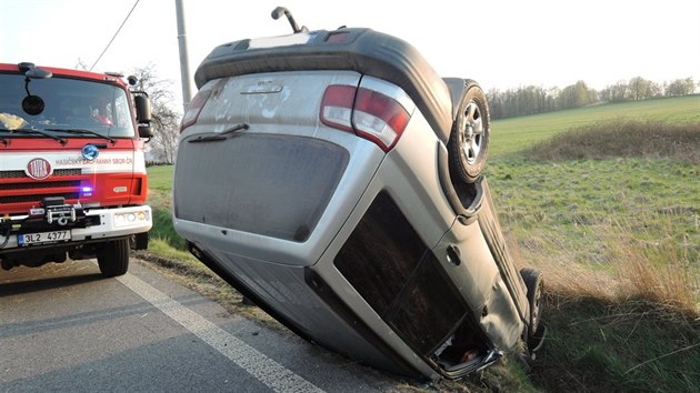 Dopravn nehoda u Frdlantu.