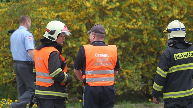 Policie nala pi zsahu proti extrmistm v Brn-Krlov Poli vbuninu (28.4.2015).