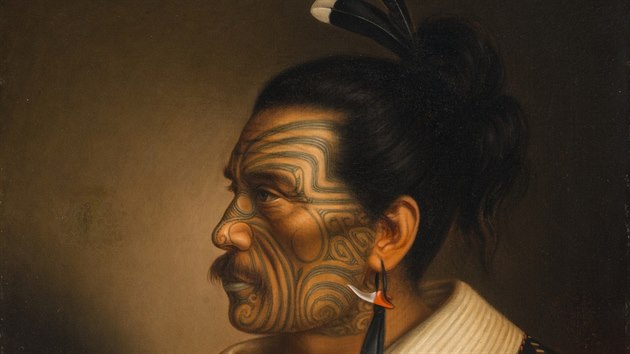 Gottfried Lindauer, Kamariera Te Hau Takiri Wharepapa, olej na plátně, 1895