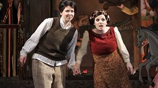 Scéna z opery Jení�ek a Ma�enka