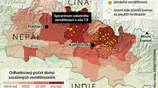 Zemtesení v Nepálu (25. 4. 2015)