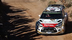 Kris Meeke bhem Argentinské rallye