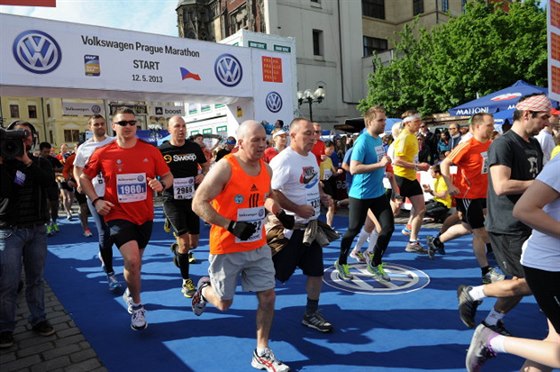 Volkswagen Maratonu Praha se zastn vce ne 10 000 bc.