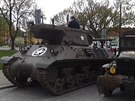 Historický tank M36 je poprvé v Plzni