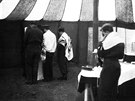 idovská bohosluba v Cholmondeley v lét 1940.