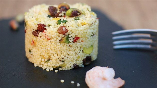 Sicilsk� kuskus s krevetami