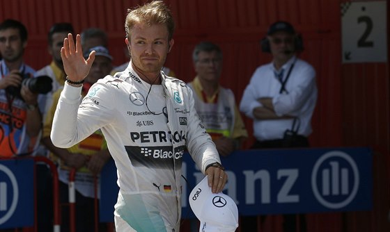 Nico Rosberg, vítz kvalifikace Velké ceny panlska.