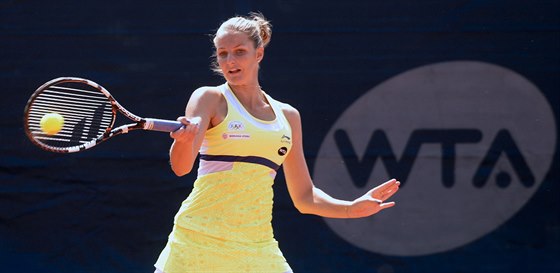 Karolína Plíková ve finále tenisového turnaje en J&T Banka Prague Open.