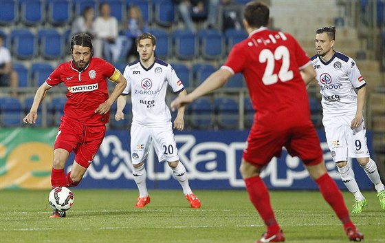 Fotbalisté Slovácka hostí ve 27. kole Brno.