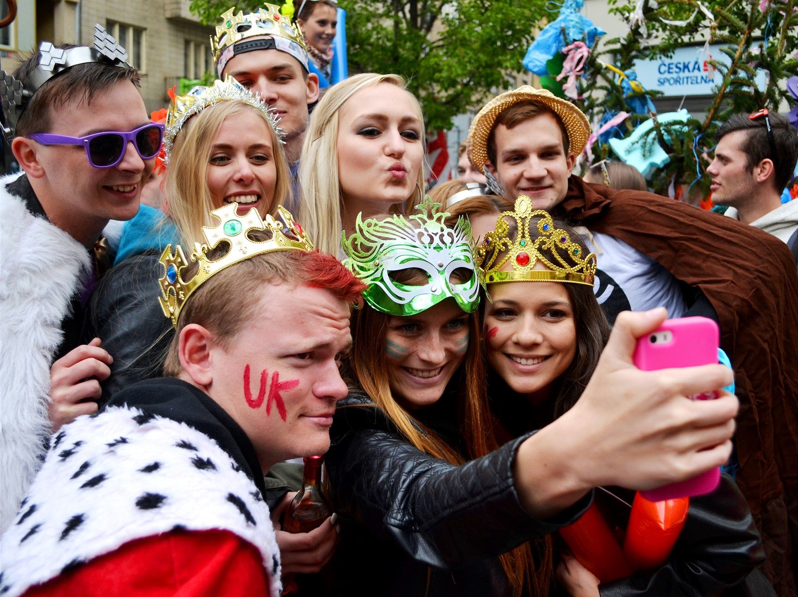 Pra�ský Majáles. Studentský pr�vod pro�el centrem m�sta z Vodi�kovy ulice a� na...