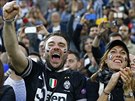 Fanouci Juventusu Turín byli na úvodní zápas semifinále Ligy mistr proti...