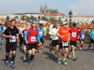 Závodu na 42,195 kilometru se v ulicích Prahy zúastnilo zhruba deset tisíc...