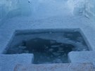 Tuhle koupel eský parautista na severním pólu vynechal.