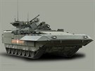 Tké bojové vozidlo pchoty T-15 na platform Armata je nejvtím z nových...