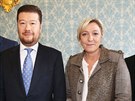 éfka Národní fronty Marine Le Penová pijela na mezinárodní konferenci...