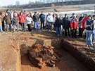 V noru 2013 odkryli archeologov na dn Jordnu stedovkou cihelnu.