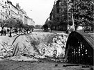 Jeden z most, který pi ústupu z Olomouce v kvtnu 1945 zniil wehrmacht....