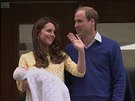 William a Kate ukázali dceru.